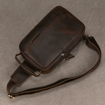 Gennaro – Sacoche Bandoulière Homme Pratique pour Plus d’Autonomie