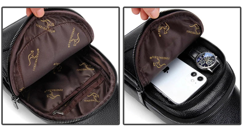 Davide – Sacoche Bandoulière Homme pour Voyage et Quotidien