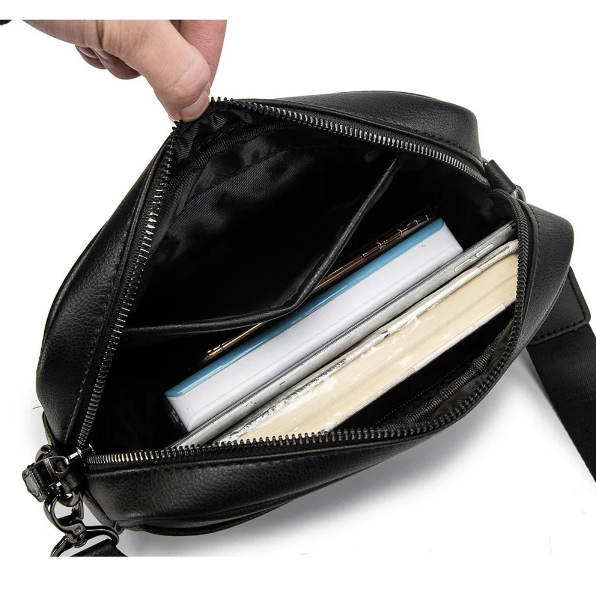 Claudio – Sacoche Bandoulière Homme rectangulaire Distinguée pour Affirmer son Style