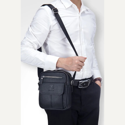 Christian – Sacoche Homme Cuir Compacte et Pratique