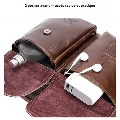Ettore – Sacoche Homme Luxe en Cuir Véritable & Élégance Professionnelle