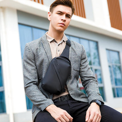 Renato – Sacoche Bandoulière Homme Confortable pour Ville et Moto