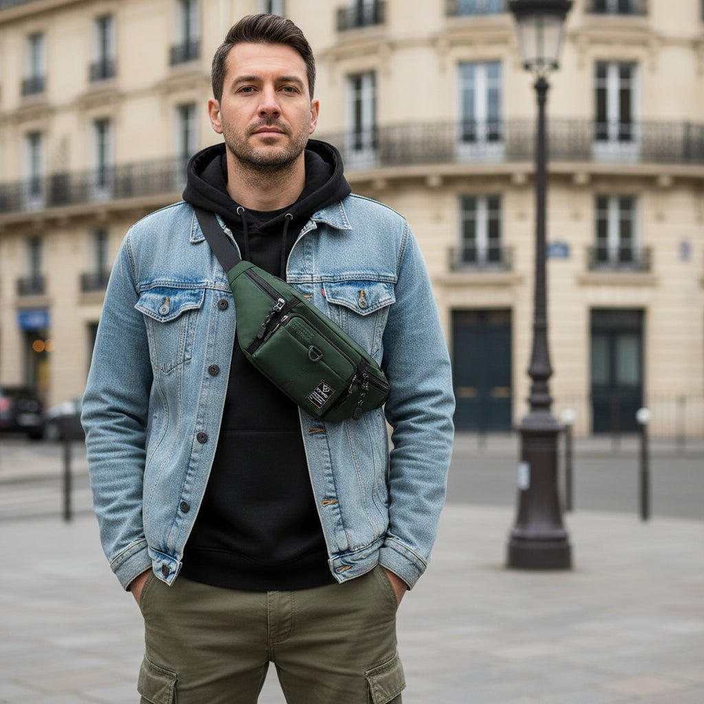 Nino – Sacoche Banane Homme Compacte et Libre