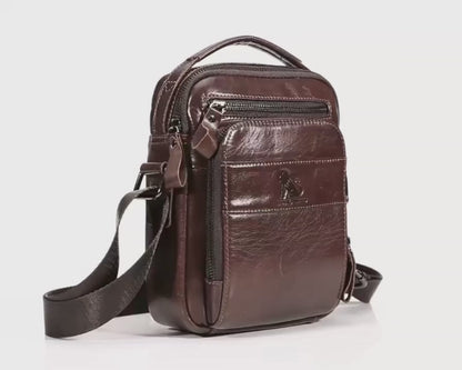 Riccardo – Petite Sacoche Homme Sécurisée pour Quotidien et Sorties