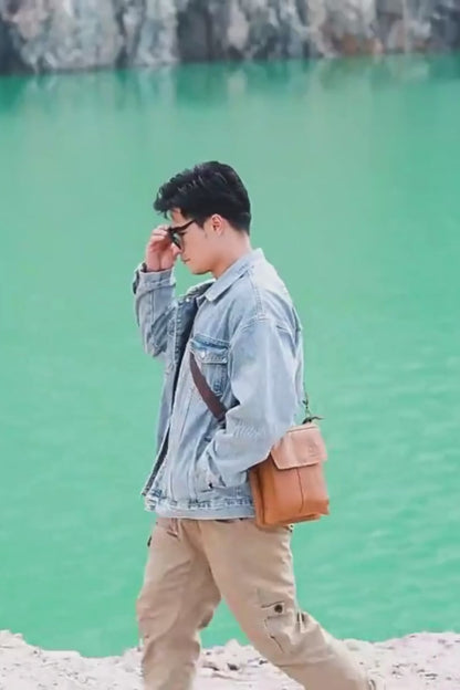 Renzo – Sacoche Homme Cuir Élégante et Spacieuse