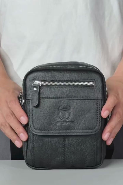 Christian – Sacoche Homme Cuir Compacte et Pratique