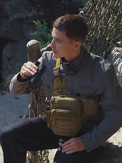 Cesare – Sacoche Bandoulière Homme Polyvalente pour Sport et Plein Air