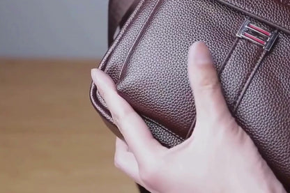 Sante – Sacoche Bandoulière  Homme en Cuir Imperméable, Élégance & Grande Capacité